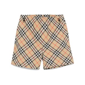 버버리 버버리 체크 패턴 쇼츠, 베이지계열+블랙계열, Mid standard L(KR 105/110)