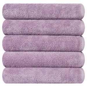 송월타월 뉴 데일리 소프트볼륨 40 수건 200g 코마사, 퍼플, 5개