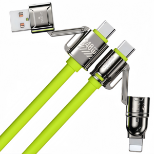 PD 240W 4in1 쿼드러플 C to C 8핀 라이트닝 usb 타입 고속 충전케이블SJXSH