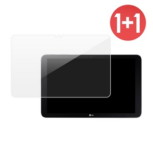 아이디스킨 1+1 지패드 2 10.1 강화유리 태블릿 액정보호필름 LG-V940