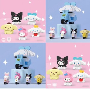 [신상이네]산리오 미니어처 미니 마이크로 블럭 시나모롤 폼폼푸린 쿠로미 마이멜로디, no.6