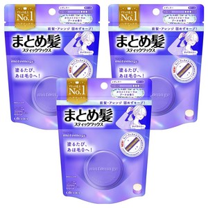 마토메쥬 묶음 머리 스틱 왁스 화이트 플로럴 부케 향, 13g, 3개