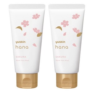 유스킨하나 사쿠라 핸드크림, 50g, 2개