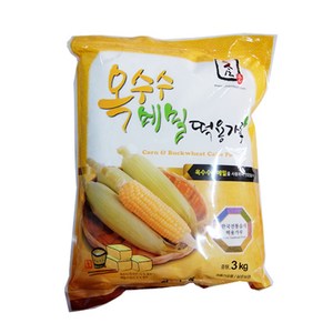 옥수수메밀떡용가루 3kg(옥수수메밀술빵)