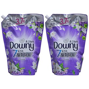 다우니 초고농축 7일지속 탈취파워 섬유유연제 화이트티와 릴리 리필
