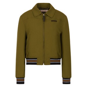 마르니 스트라이프 골지 재킷, 그린계열, Italy 42(KR 55-66)