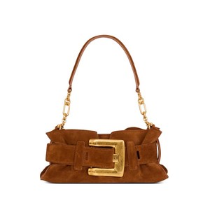 발망 앤섬 버클 스웨이드 레더 미니 클러치