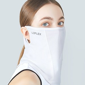 르플렉스 자외선 차단 스포츠 마스크, Free(28 x ..., 화이트, 1개