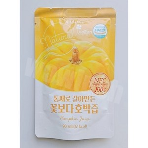 유기농마루 통째로 갈아만든 꽃보다 호박즙, 90ml, 5개