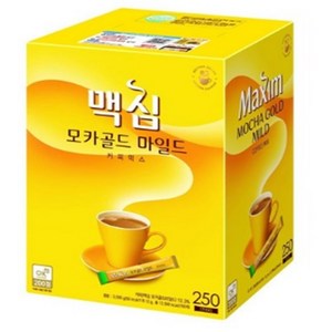 맥심 모카골드 마일드 커피믹스, 250개입, 2박스, 12g