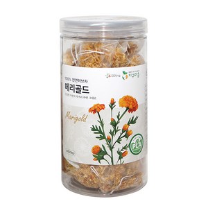 지구마을 옥수수전분 생분해필터 PLA 메리골드 허브티백차, 600mg, 50개입, 1개