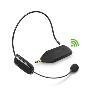 컴스 UHF 무선 헤드셋 + 마이크 수신기