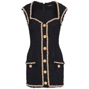 발망 펄 장식 드레스, 블랙계열, France 40(KR 66)