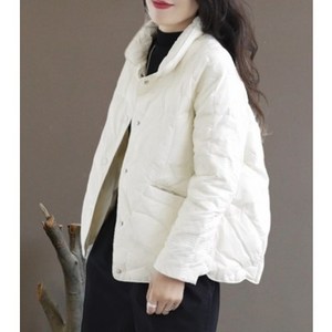 웨이브나인 여성 가을 겨울 경량 따뜻한 레귤러 핏 경량 누빔 자켓 패딩 패딩자켓