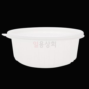 [ILYONG] 미니 탕용기 TY 158파이 소 650ml 300세트 PP 반투명, 300개, 1세트