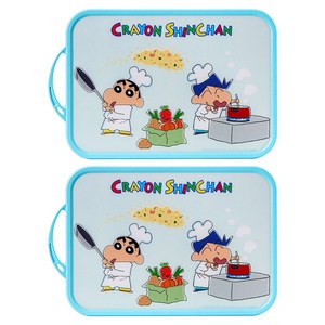 Bantang 걸이형 짱구 도마, 블루, 23x36cm, 2개