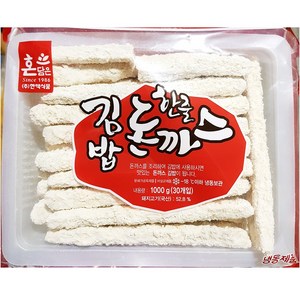 한맥식품 한맥 김밥돈까스(30개) 1KX5 식당용 동원돈까스, 1kg, 1개