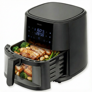 노르디쿡 대용량 9L 투명창 디지털 에어프라이어