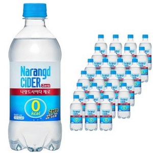 나랑드사이다 제로, 500ml, 24개
