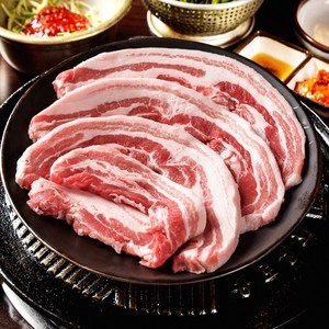 [템포크] 통밀먹인 오겹살 구이용, 1kg, 2개