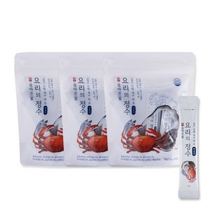 올바른가 요리의정수 스틱 분말육수 꽃게 해물맛 20개입, 70g, 3개