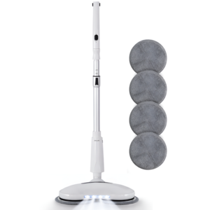 [국산]신일 듀얼 무선 물걸레 청소기/극세사 패드 4P 증정/LED 라이팅/배터리 잔량표시