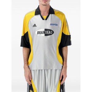 아디다스 X 브레인 데드 사커 저지 탑, 그레이계열+옐로우계열, S(KR 95)
