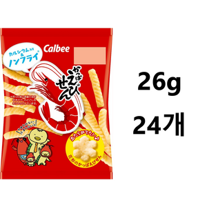 가루비 캇파 에비센 새우 스낵, 26g, 24개