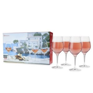 슈피겔라우 로즈 유리 와인잔 세트