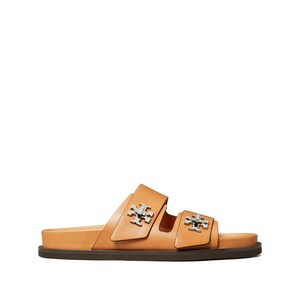 토리 버치 장식 슬립온 샌들, US 7(KR 240), 브라운계열