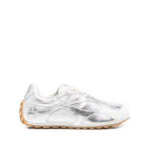 보테가 베네타 오르빅 메탈릭 스니커즈, Europe 36(KR 230), 실버계열+화이트계열