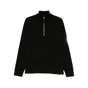 C.P.컴퍼니 렌즈 디테일 하프 지퍼 스웨터