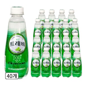 트레비 라임 탄산음료, 300ml, 40개