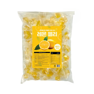 혜성식품 레몬젤리 디저트 간식, 1kg, 1개