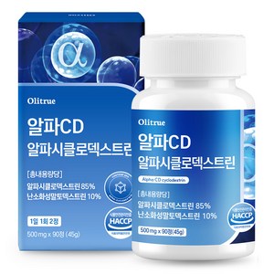 올리트루 알파CD 알파시클로덱스트린 HACCP인증, 90정, 1개