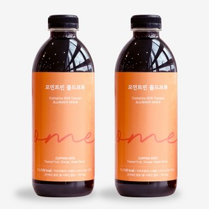 모먼트빈 콜드브루 1L X 2병 프리미엄 더치커피 원액 액상 커피 선물 답례품 코스타리카, 코스타리카 / 에티오피아