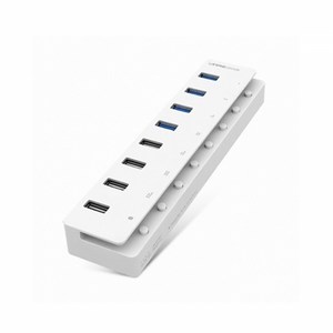 ipTIME USB2.0/3.0 허브 유전원 UH308, 화이트