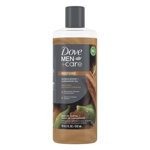 도브 Men+Care Restore Sandalwood + Cardamom Oil Body Wash, 523ml, 1개