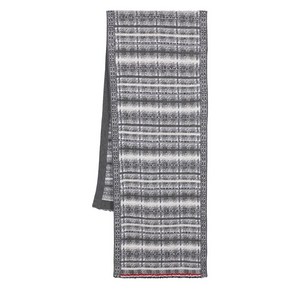 톰 브라운 타탄 체크 울 스카프