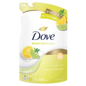 도브 바디워시 시트러스 & 버베나 리필용, 330g, 1개