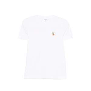 메종키츠네 자수 티셔츠, 화이트계열, XS(KR 44)