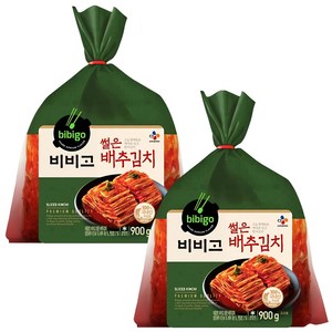 비비고 썰은 배추김치, 900g, 2개