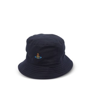 비비안웨스트우드 구체 자수 버킷 햇, M(KR 600), 블루계열
