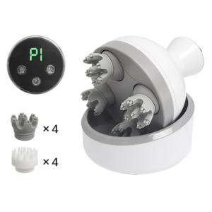 keka 두피 마사지기 머리 안마기 건습양용 실리콘 저소음 전신사용 USB