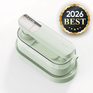 [26년 신제품 / 백화점 입점]풀라스 2in1 접이식 휴대용 핸디형 스팀다리미 1위 여행용 미니 가정용 터보 핸드 핸디 스팀 다리미 초경량 의류 clothes steam iron