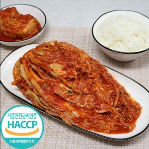 HACCP 배추김치 10kg 국내산 재료 전라도 포기김치, 1박스