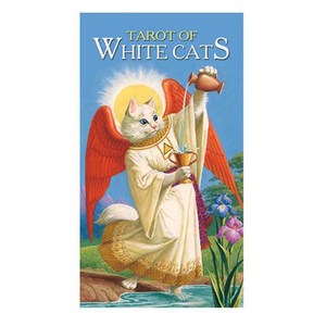 정품 화이트캣 타로카드 한글매뉴얼 주머니제공 White Cats taot, 1개