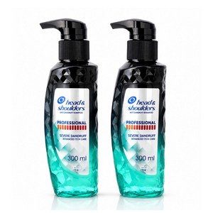 헤드앤숄더 프로페셔널 안티 댄드러프 어드밴스드 가려운 두피 케어 샴푸, 300ml, 2개