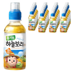 웅진 유기농 하늘보리차, 보리, 200ml, 24개