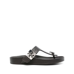 토리 버치 레더 플랫 샌들, US 5.5(KR 225), 브라운계열